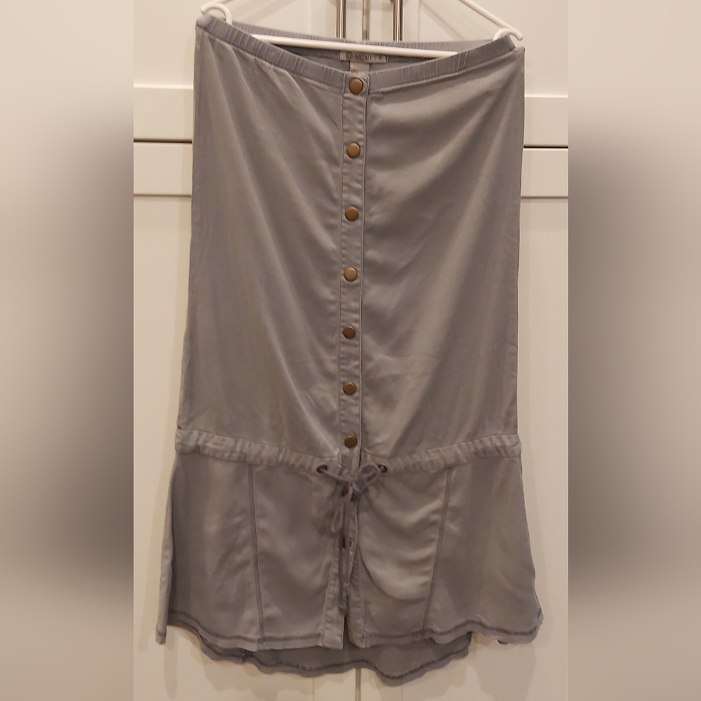 XCVI snap front skirt